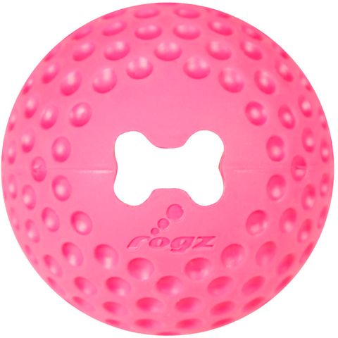 Rogz Gumz Ball Pink Med