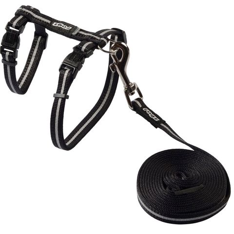 Rogz Alleycat Harness & Lead Set For Cats