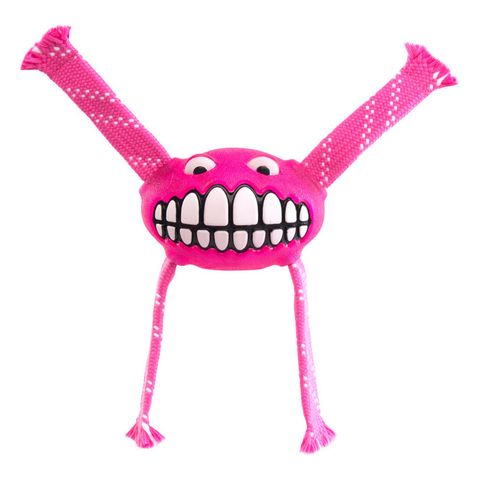 Rogz Flossy Grinz Dental Toy Pink Lge