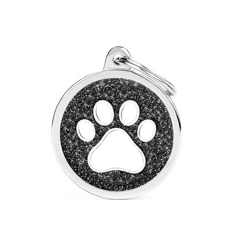 My Family Shine Circle Paw Black