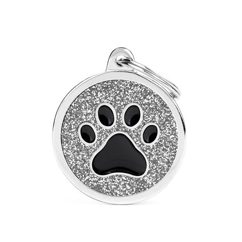 My Family Shine Circle Paw Grey
