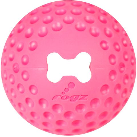 Rogz Gumz Ball Pink Sml