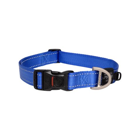 Rogz Utility Classic Collar Blue Xlge