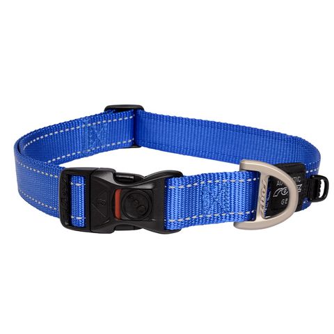 Rogz Utility Classic Collar Blue Xlge