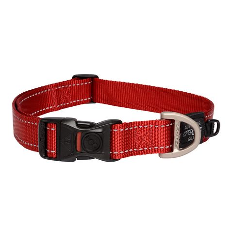 Rogz Utility Classic Collar Red Xlge