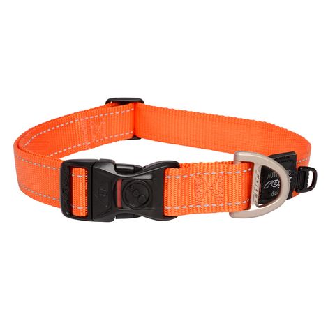 Rogz Utility Classic Collar Orange Xlge
