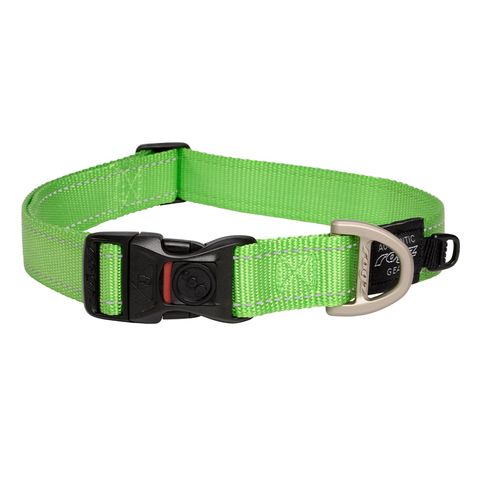 Rogz Utility Classic Collar Lime Xlge