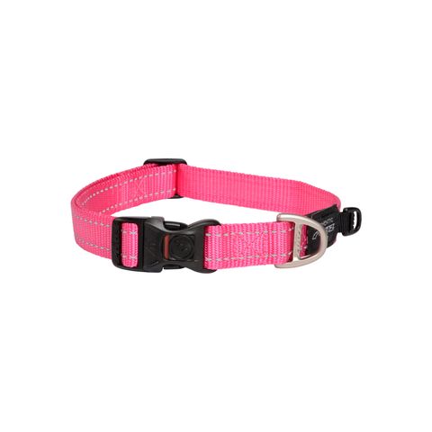 Rogz Utility Classic Collar Pink Lge