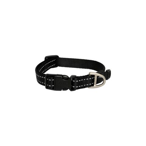 Rogz Utility Classic Collar Black Med