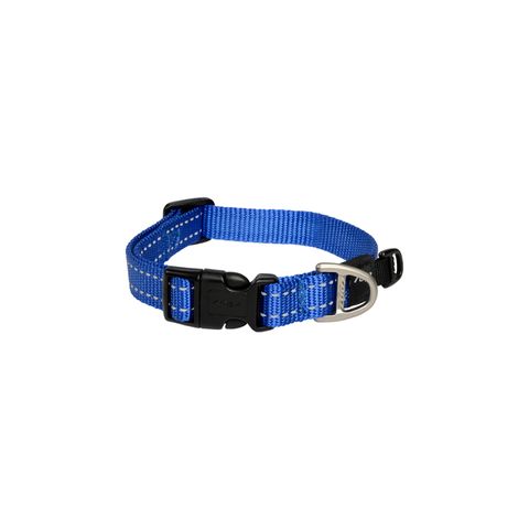 Rogz Utility Classic Collar Blue Med