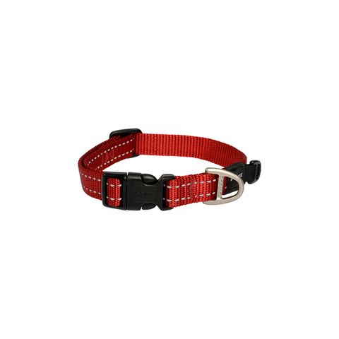 Rogz Utility Classic Collar Red Med