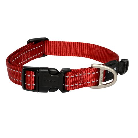 Rogz Utility Classic Collar Red Med