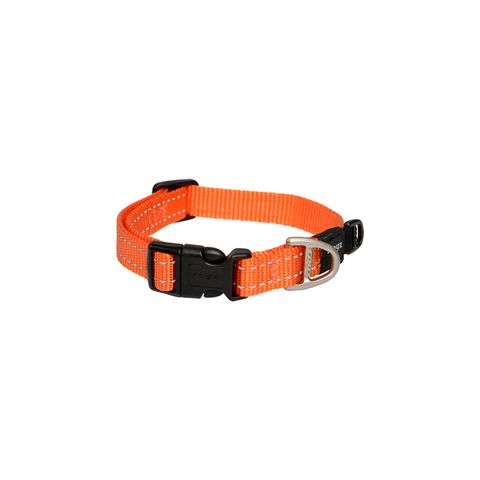 Rogz Utility Classic Collar Orange Med