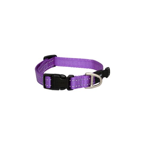 Rogz Utility Classic Collar Purple Med