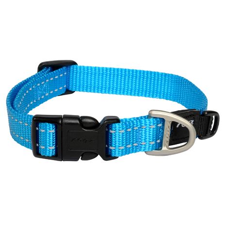 Rogz Utility Classic Collar Turquoise Med