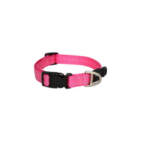 Rogz Utility Classic Collar Pink Med