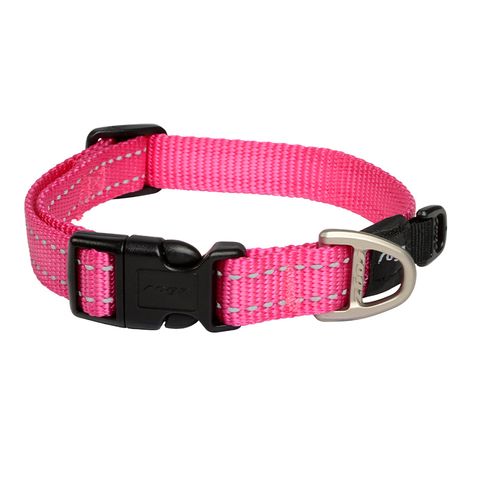 Rogz Utility Classic Collar Pink Med