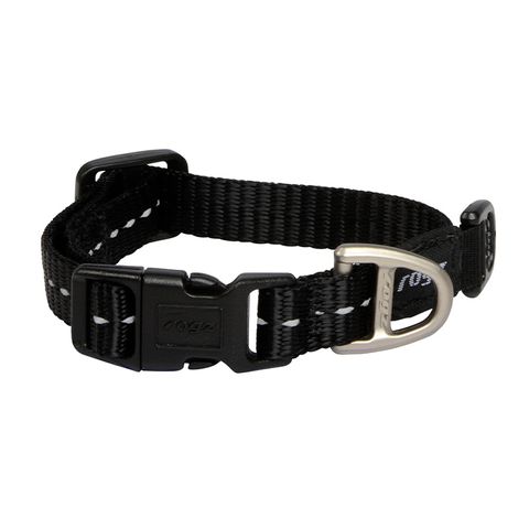 Rogz Utility Classic Collar Black XSml