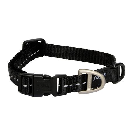Rogz Utility Classic Collar Black Sml