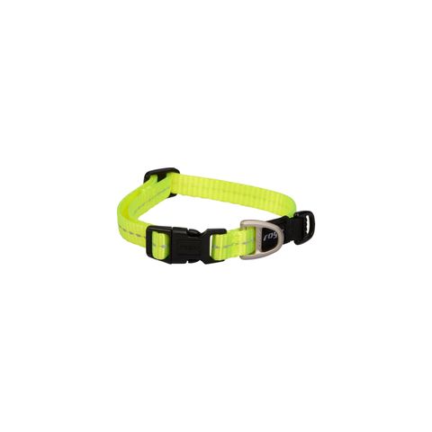 Rogz Utility Classic Collar Dayglo Yellow Sml