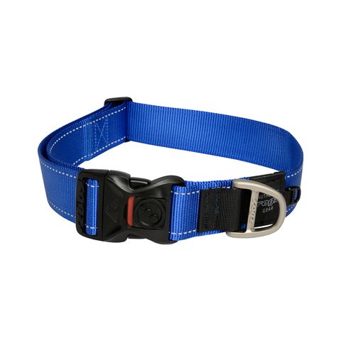 Rogz Utility Classic Collar Blue Xxlge