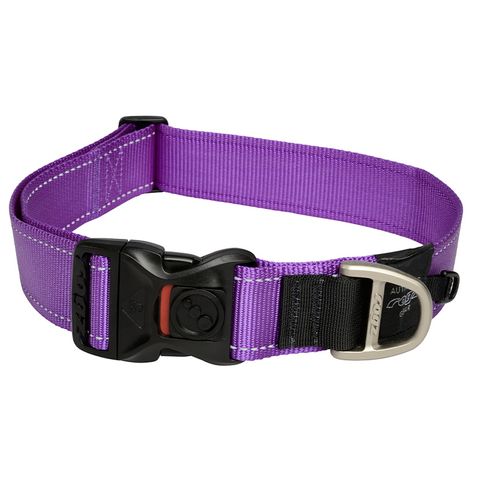 Rogz Utility Classic Collar Purple Xxlge