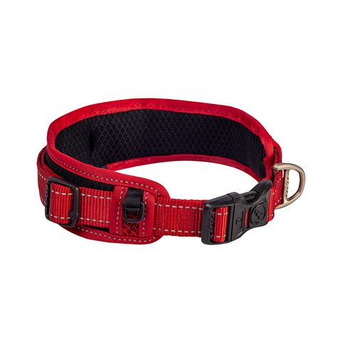 Rogz Utility Classic Padded Collar Red Xlge