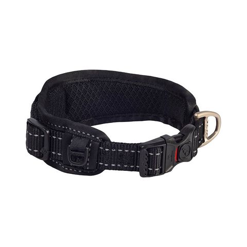 Rogz Utility Classic Padded Collar Black Lge