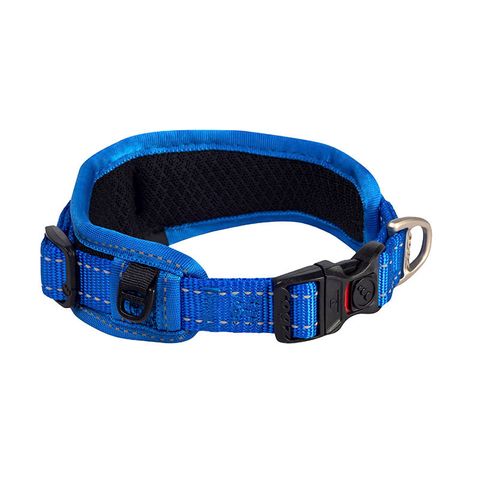 Rogz Utility Classic Padded Collar Blue Lge