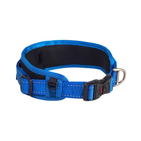 Rogz Utility Classic Padded Collar Blue Xlge