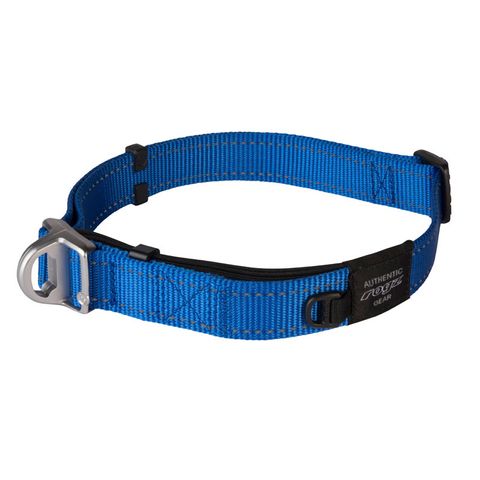 Rogz Utility Safety Collar Blue Xlge