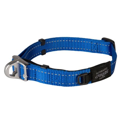 Rogz Utility Safety Collar Blue Lge