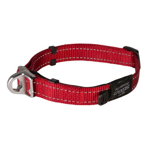 Rogz Utility Safety Collar Red Lge