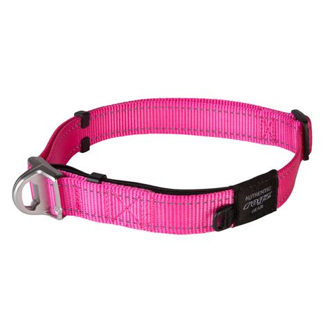 Rogz Safety Collar Pink Xlge