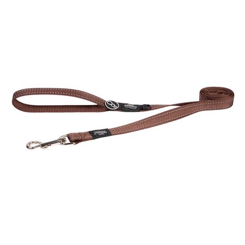 Rogz Utility Classic Lead Brown Lge