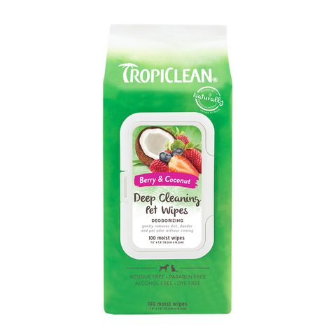 Tropiclean Deep Cleaning Wipes For Dog/Cats