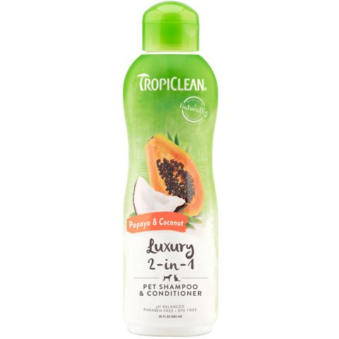 Tropiclean Papaya and Coconut Shampoo 592ml