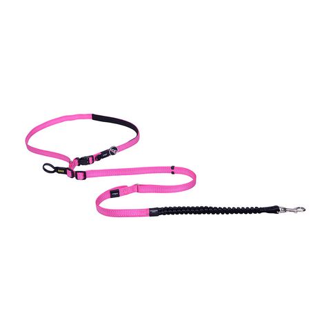 Rogz Utility Handsfree Lead Pink Med