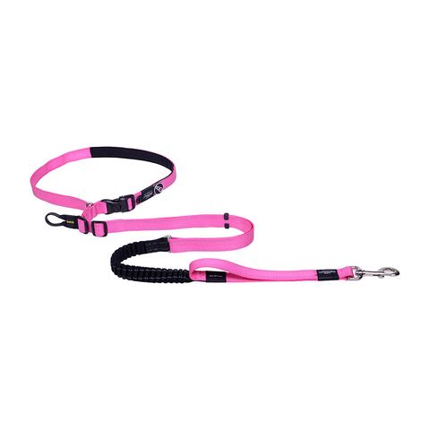 Rogz Utility Handsfree Lead Pink Xlge