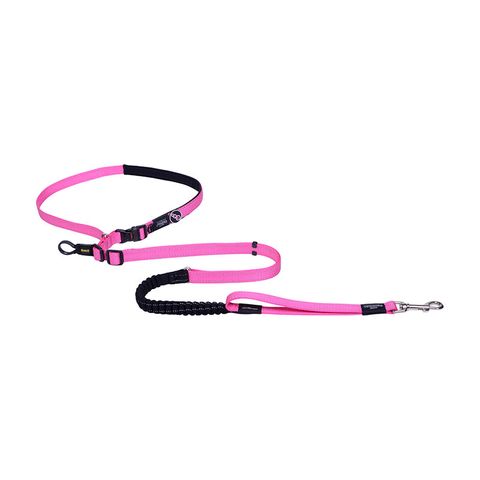 Rogz Utility Handsfree Lead Pink Lge