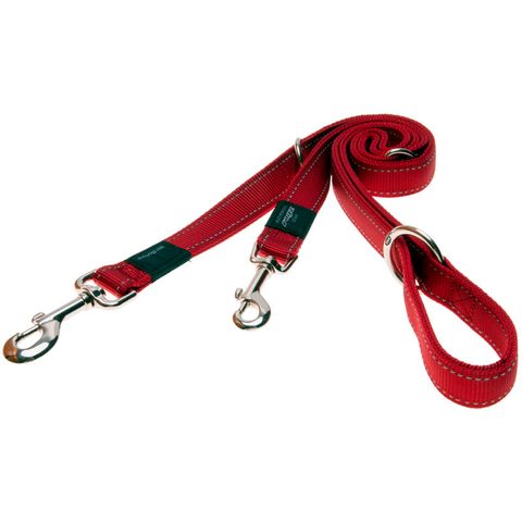 Rogz Utility Multi Lead Red Xlge