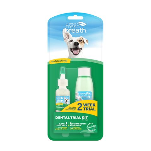 Tropiclean Fresh Breath Dental Trial Kit For Dog/Cats