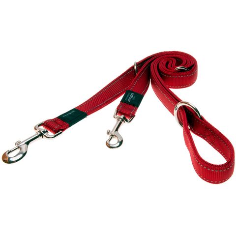 Rogz Utility Multi Lead Red Med