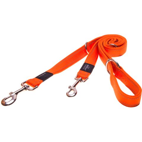 Rogz Utility Multi Lead Orange Med