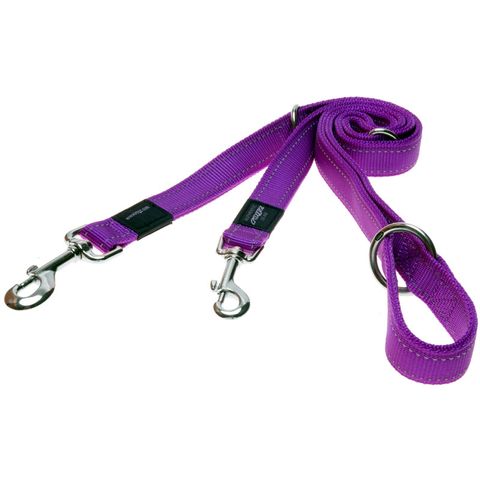 Rogz Utility Multi Lead Purple Med