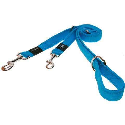 Rogz Utility Multi Lead Turquoise Med