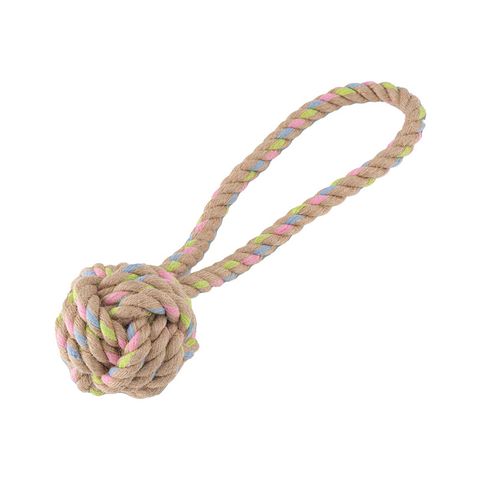 Beco Rope - Hemp Ball With Loop For Dogs