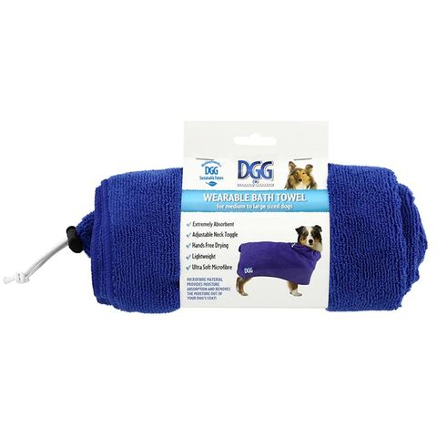 DGG Micro fibre Bath Robe and Towel 2 in 1 For Dogs