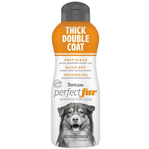 Tropiclean Perfect Fur Thick Double Coat Shampoo 473mL