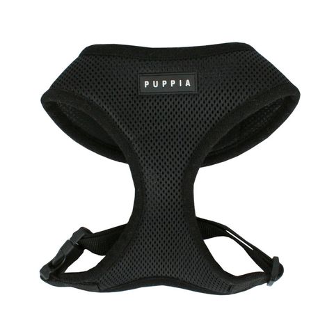 Puppia Soft Harness Black Med